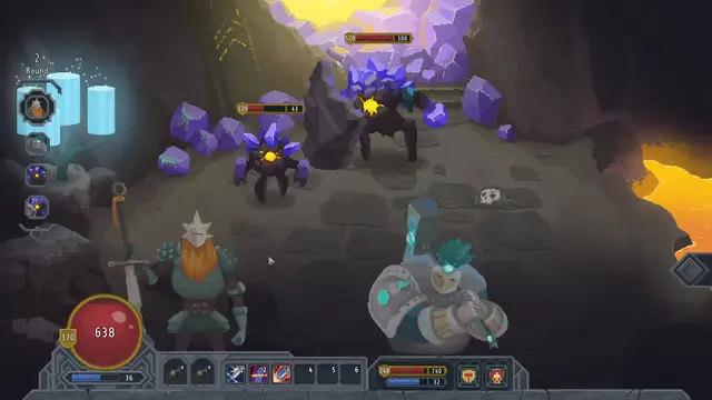 Lootbound combat: Crush damage hitting an enemy armor bar