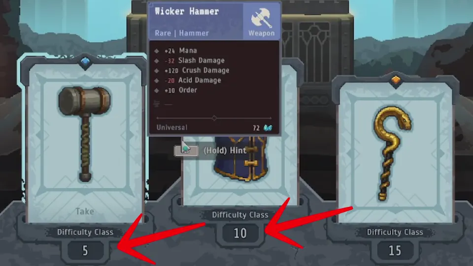 Lootbound tips clip: skip a hard dice room unless the reward finishes the kit